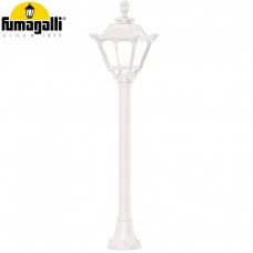 Φωτιστικό Κολώνα 110cm με Λάμπα LED 8.5W 969lm 230V CCT Ρητίνης Λευκό IP55 Fumagalli Golia